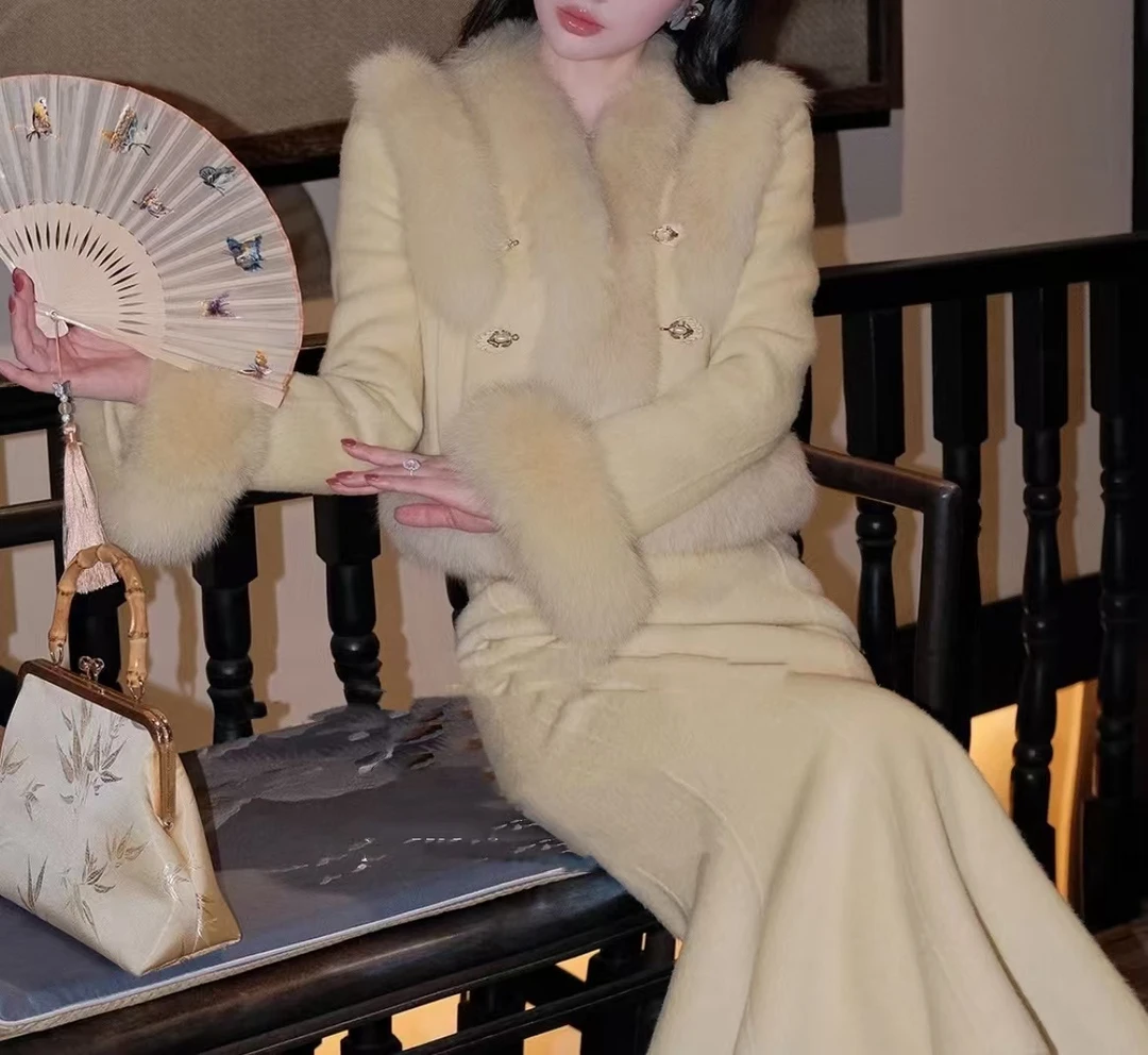 【单件购买】子芸定制小香风显瘦气质轻奢时尚百搭秋冬预D4TZ8797A