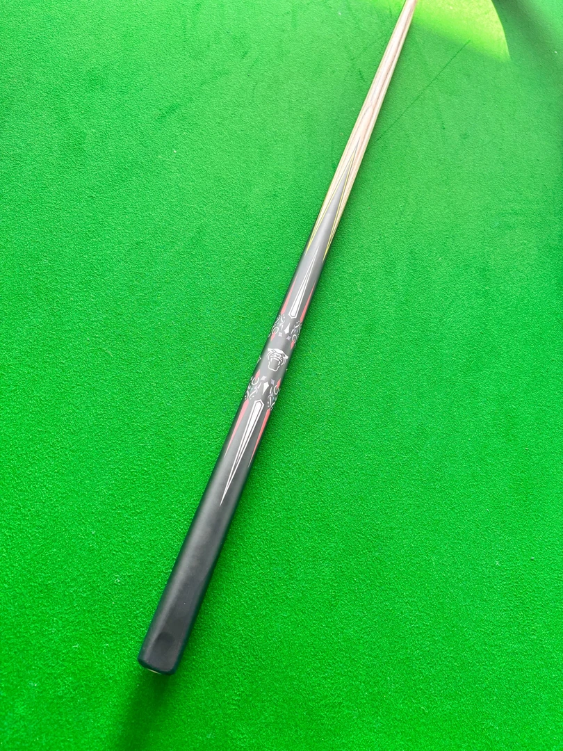 【猎影】一体杆小头杆北美白 蜡木中式黑八、九球单支