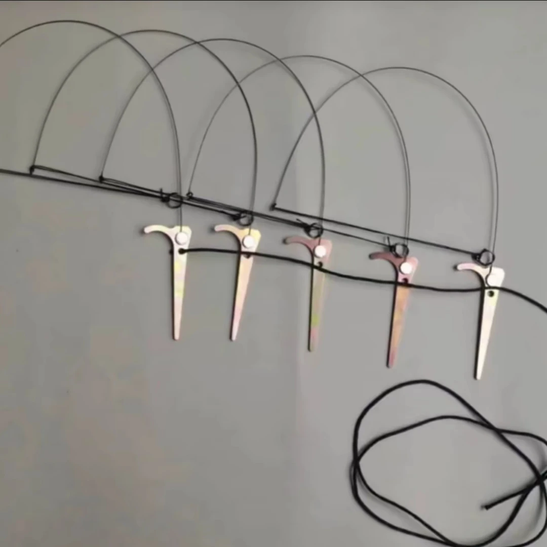 户外养殖场五金黑色钢丝绊套线排套线养殖神器