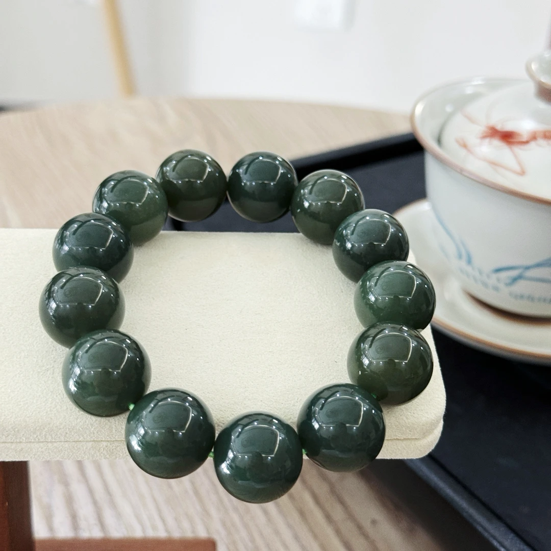 和田玉手串男款 气质礼物-275