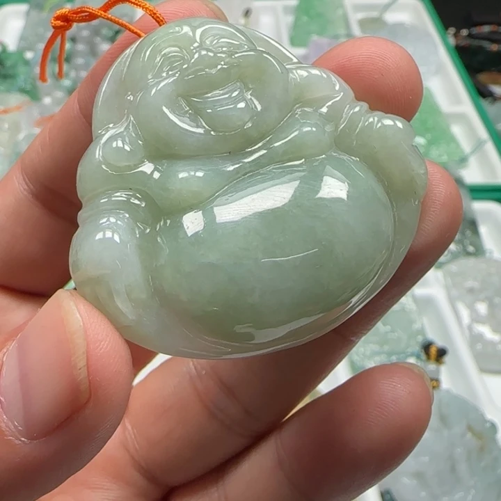 颈饰未镶嵌翡翠佛公