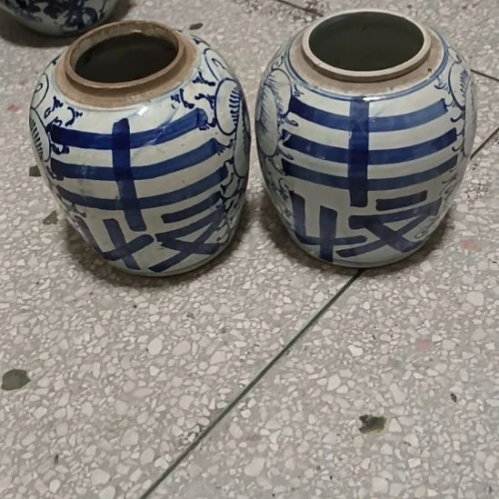 摆件丰收生产陶瓷摆件青花陶瓷摆件青花陶瓷