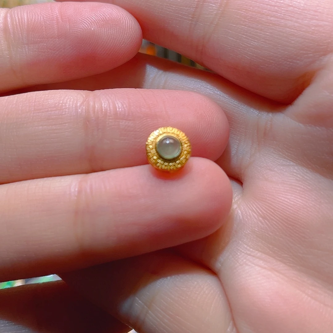 翡翠银S925镶嵌吊坠(不含链)