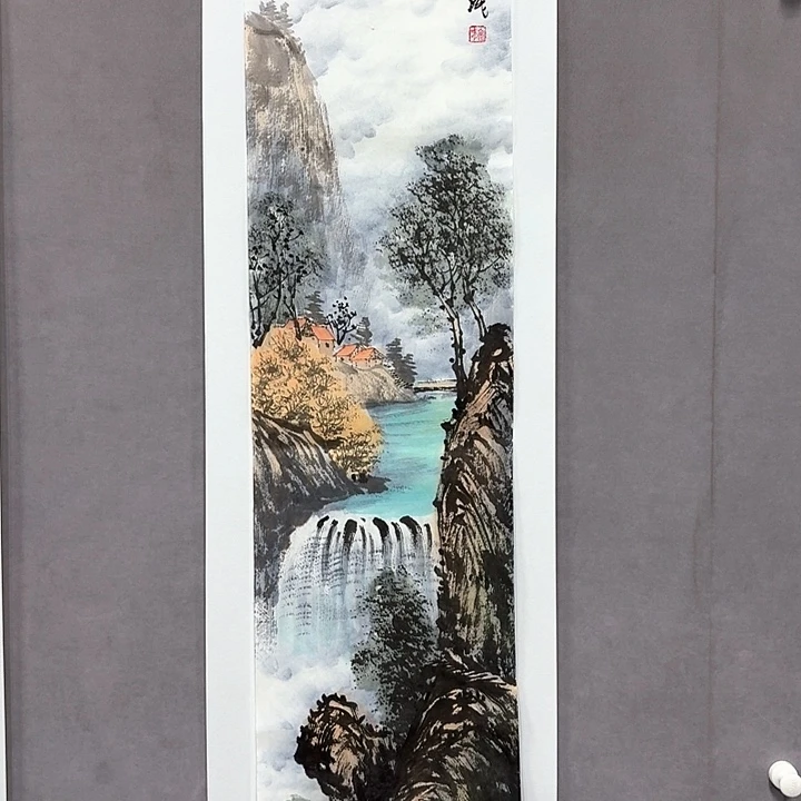 国画亲笔手绘放心去藏