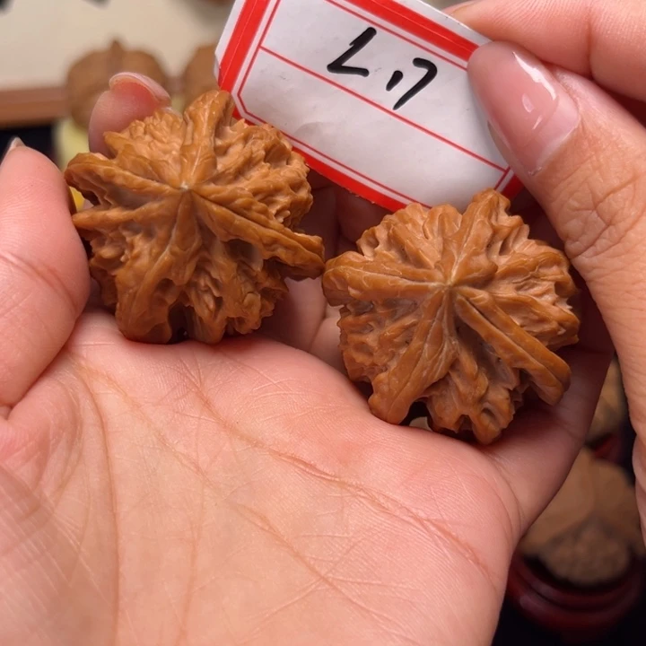 吊坠文玩核桃40尺全品曹大龙四棱17