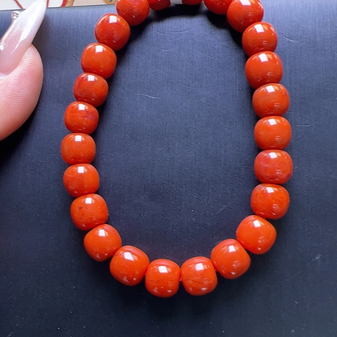 南红玛瑙未镶嵌8mm老型川料