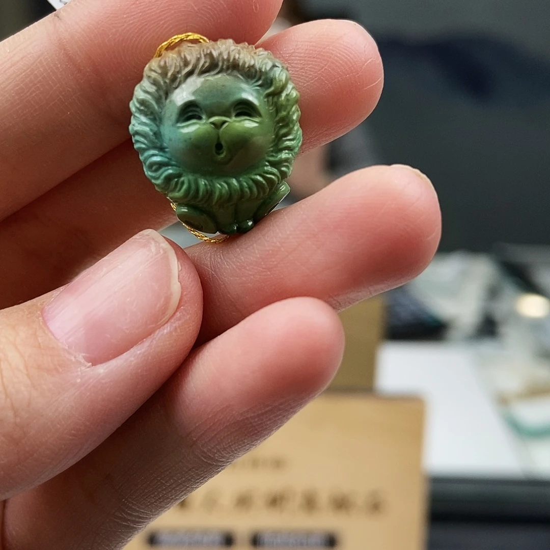 18K金镶嵌绿松石珠宝奇石