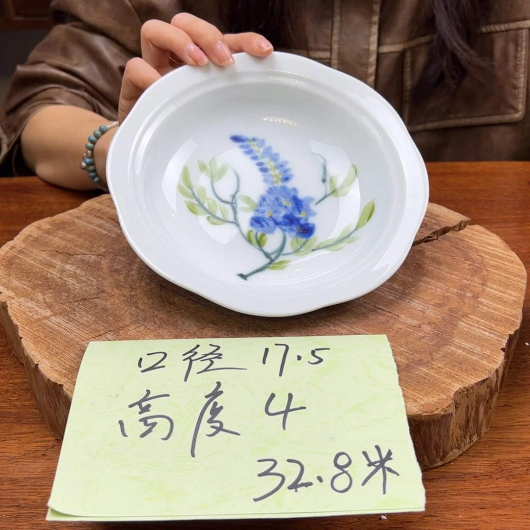 瓷片景德镇陶瓷手工手绘制作