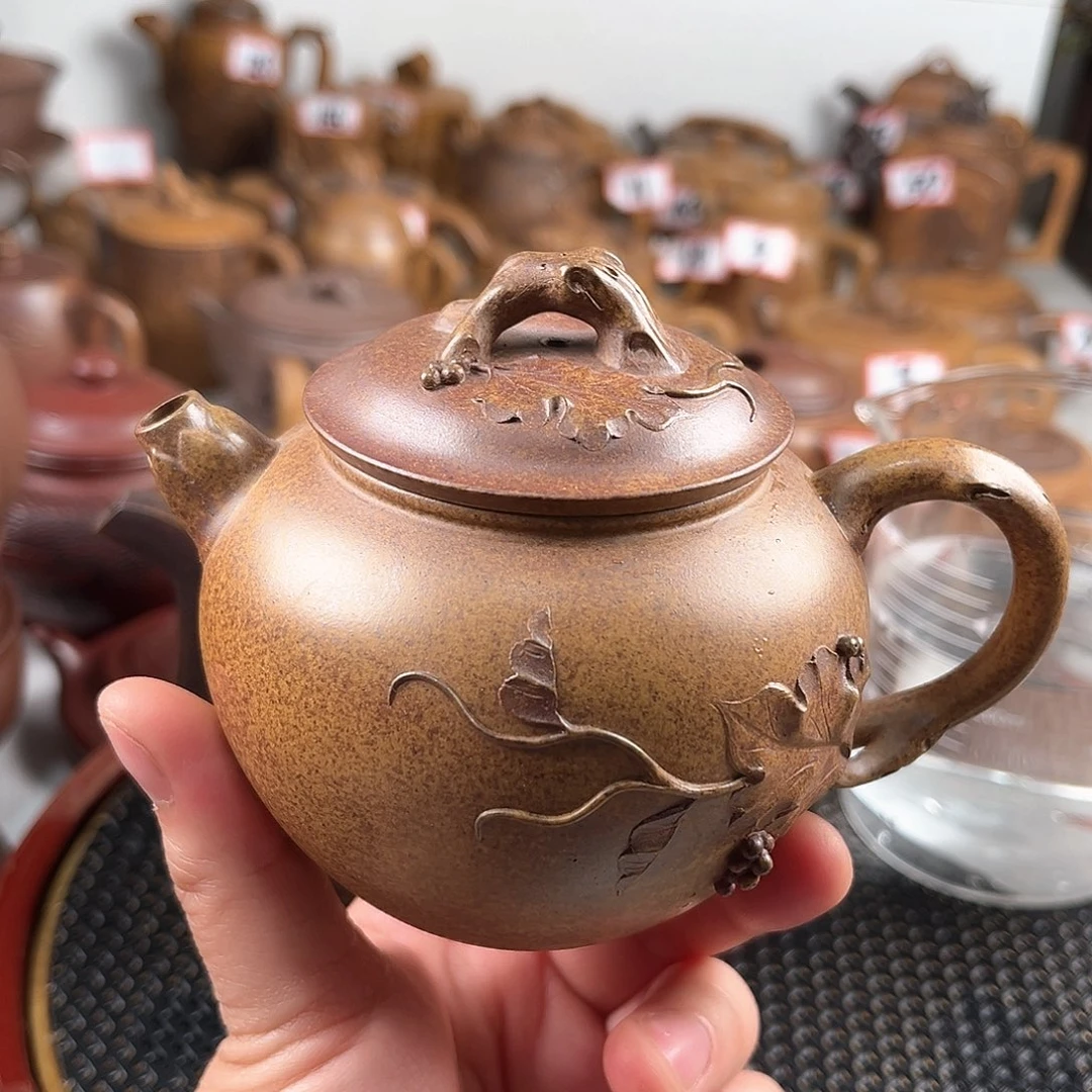 紫泥茶壶宜兴紫砂