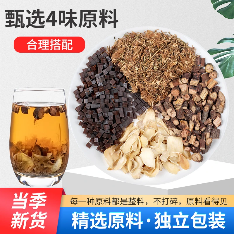 阿胶三味汤夜交藤合欢花百合阿胶滋补原产地甄选组合10副450g