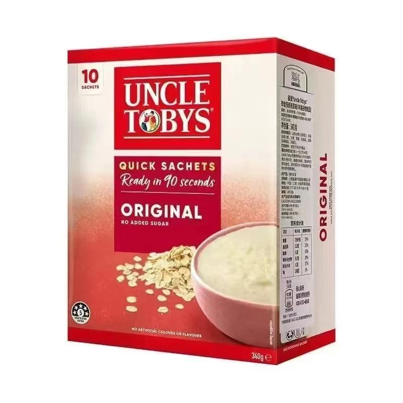 澳大利亚原装进口即食燕麦粥（到手340g*2盒11-12月中）