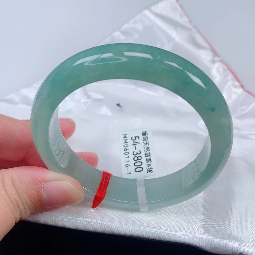 未镶嵌手镯翡翠54正圈