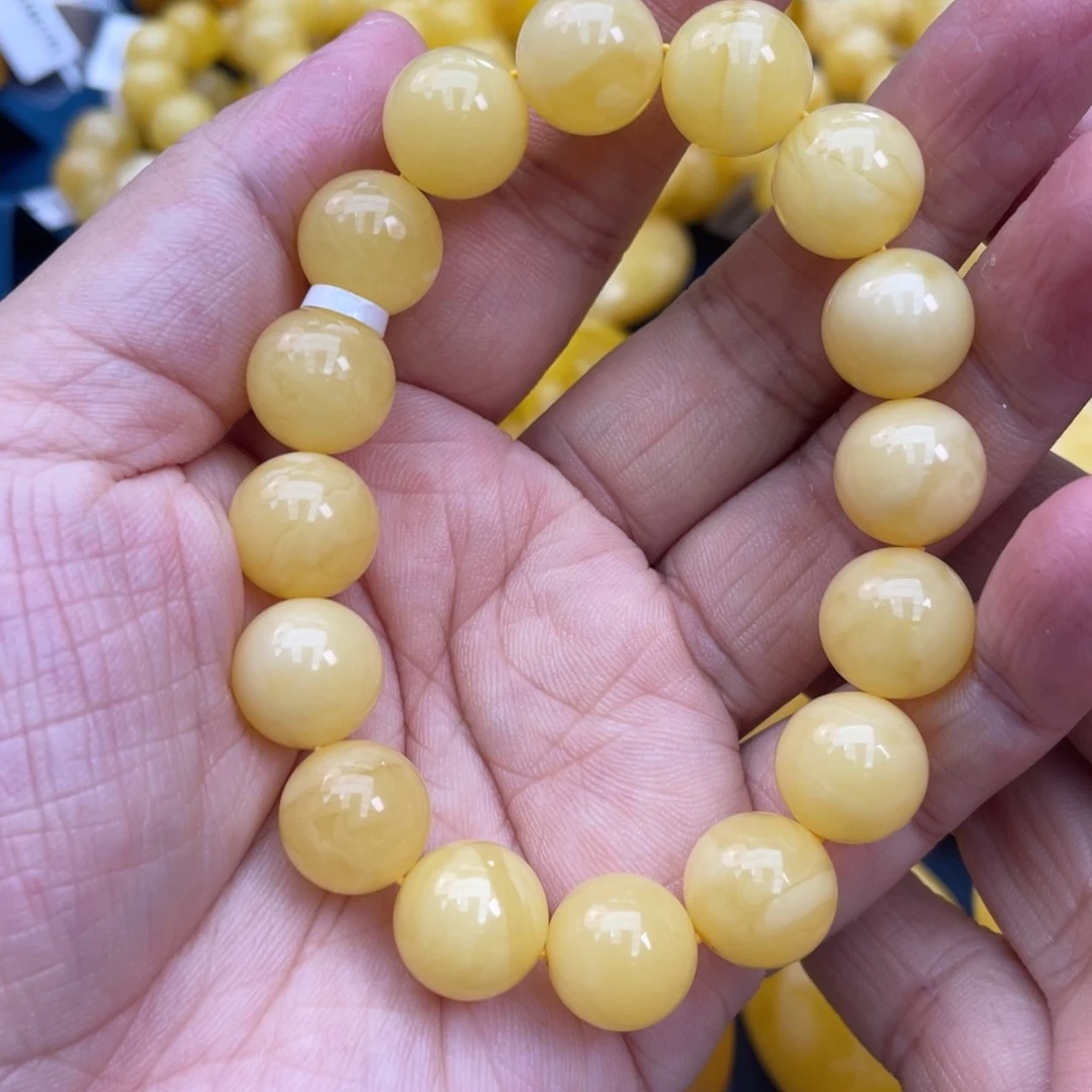 琥珀裸石未镶嵌琥珀蜜蜡12m m
