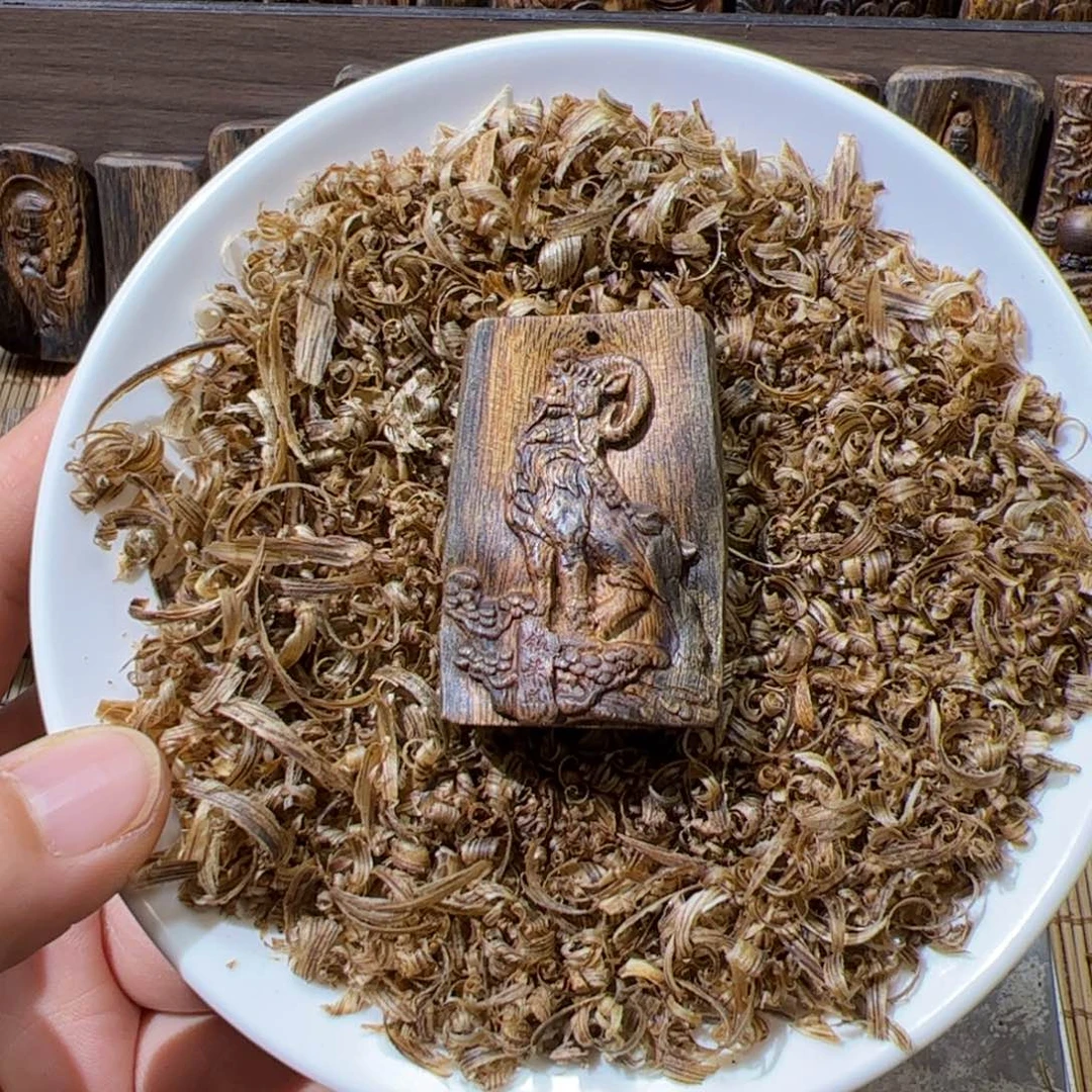 沉香碎屑沉香绿棋如来羊8克