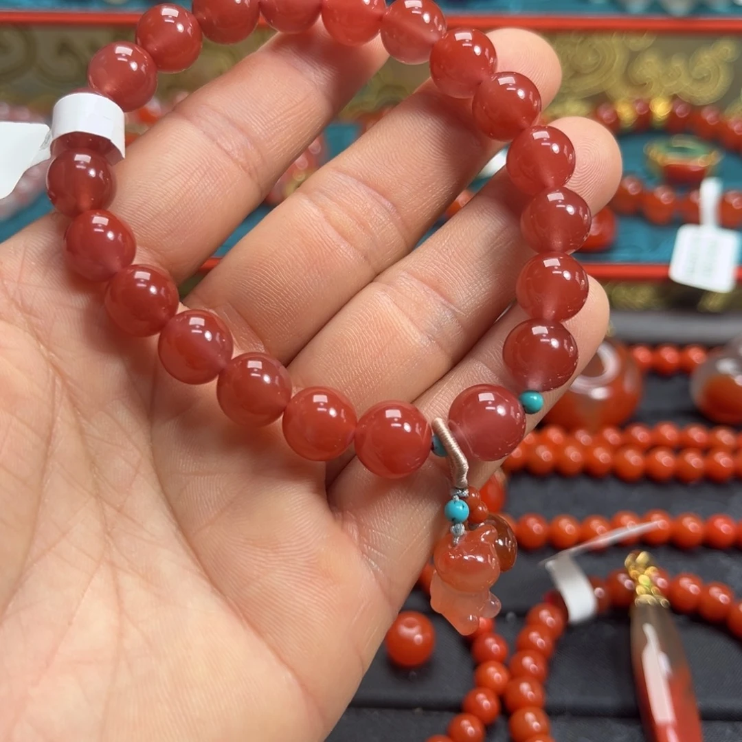 南红玛瑙未镶嵌手串