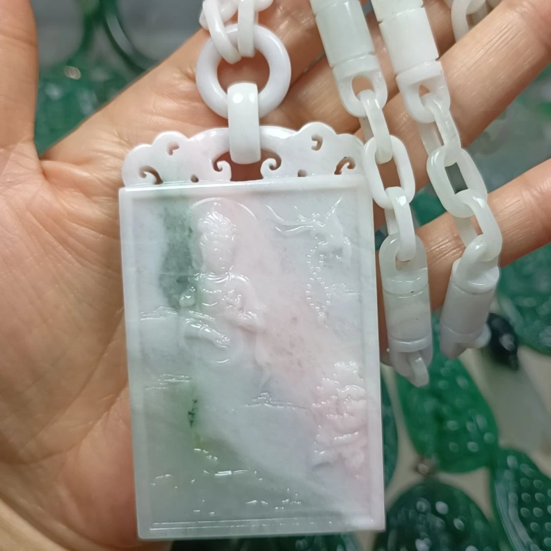 未镶嵌独山玉观音菩萨