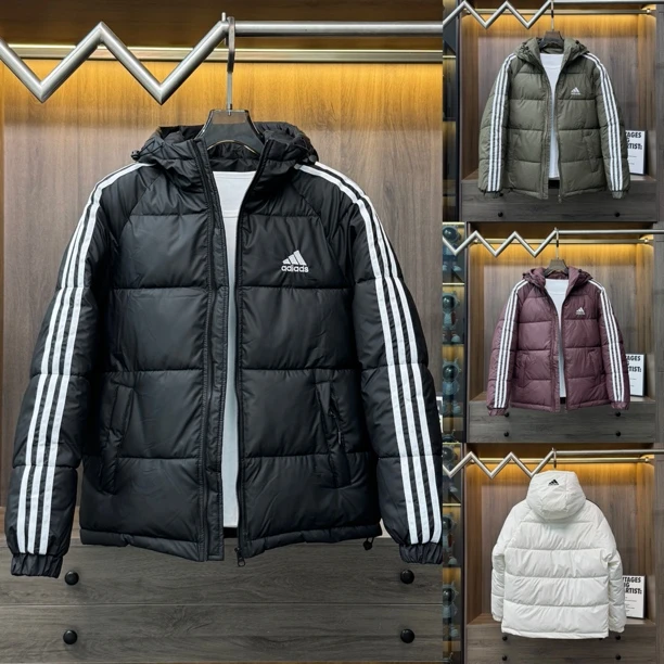 冬季新款连帽加厚保暖刺绣时尚百搭情侣棉服外套休闲潮流