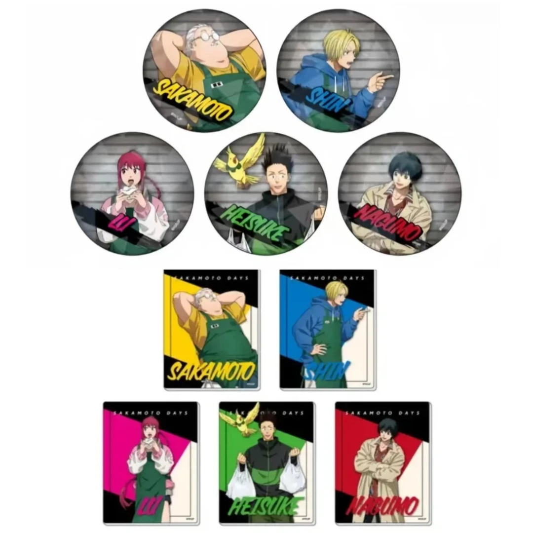 【坂本日常】日谷 JF2025场贩 TV柄闪吧唧徽章徽章盲盒  （默认代拆）