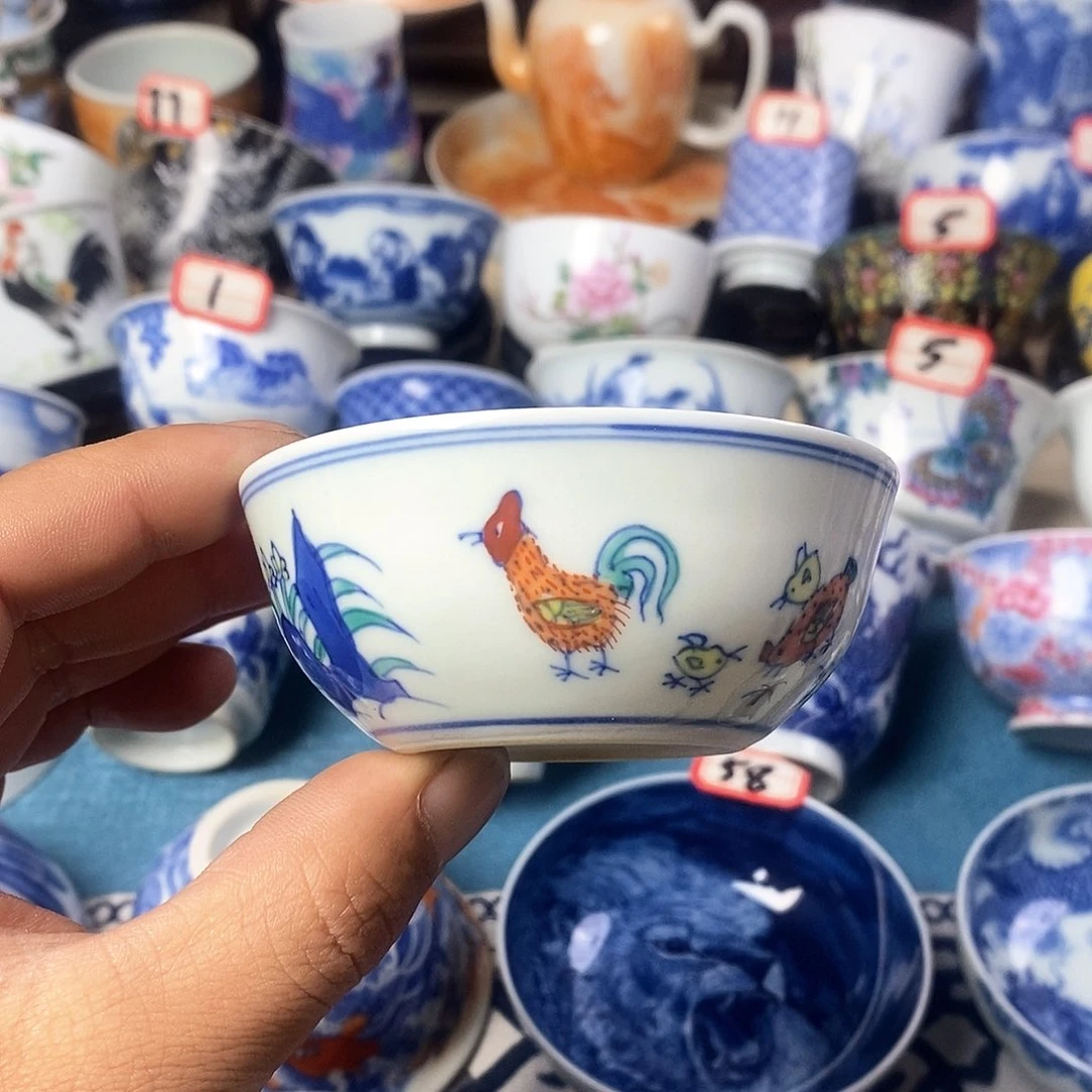 景德镇瑕疵手绘高温陶瓷福利品