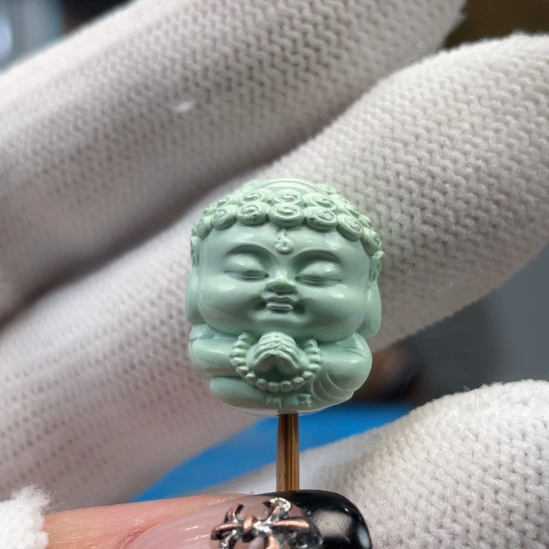 绿松石未镶嵌挂件