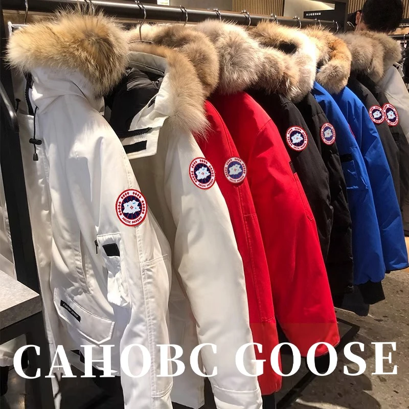 大鹅羽绒服男女同款冬季2025新款01飞行员夹克服保暖加厚大码外套