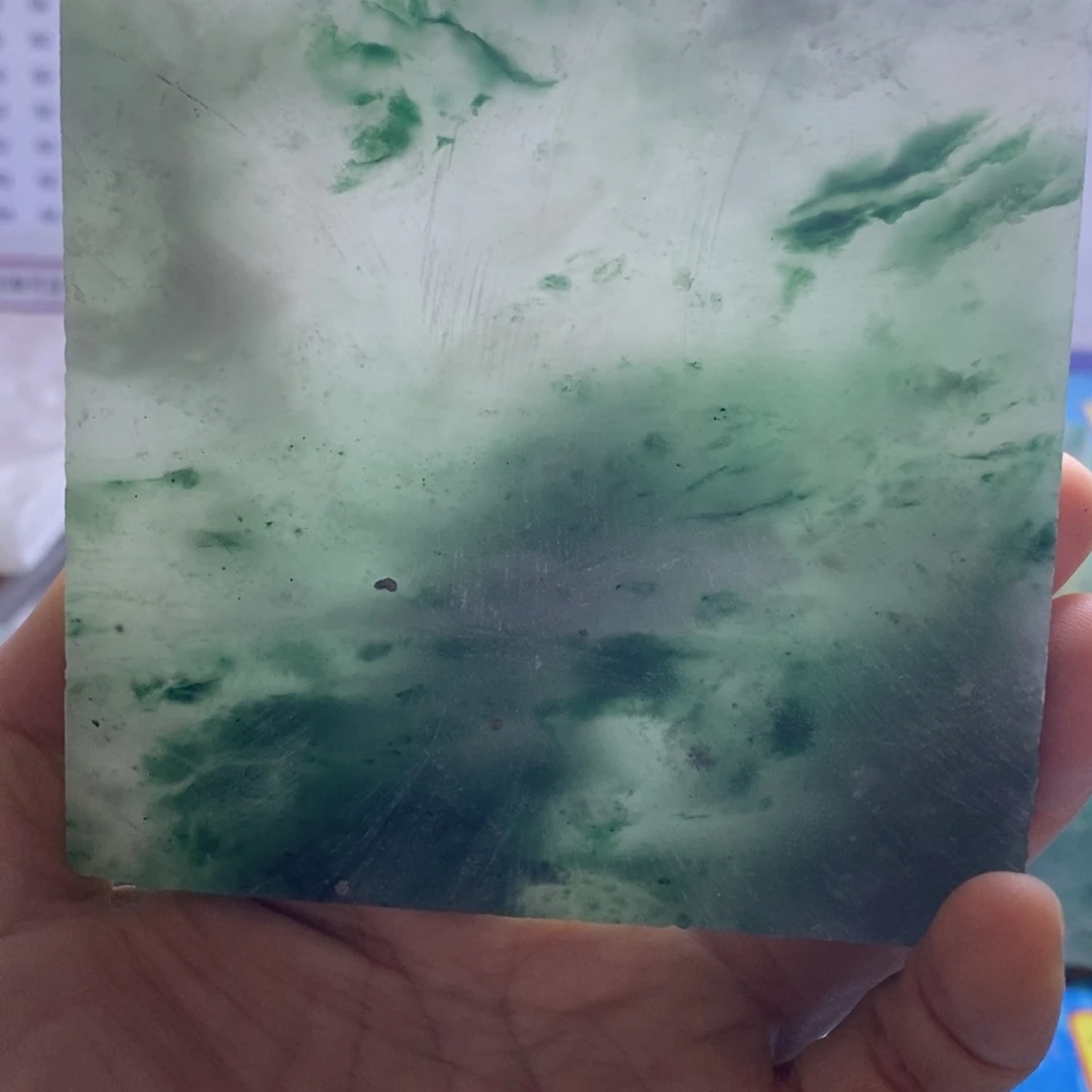 风***顺定制石英质玉（非洲翠）天然非州翠手镯