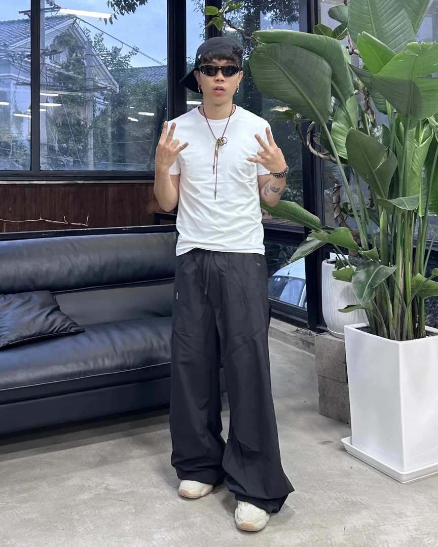 BFOV   百搭运动裤宽松显瘦机能工装休闲裤 【5308】