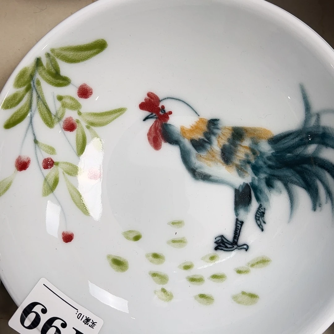 瓷片景德镇陶瓷手工手绘制作