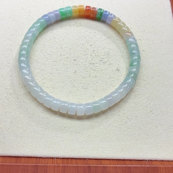 未镶嵌手链翡翠天然缅甸翡翠A货 卡5.9