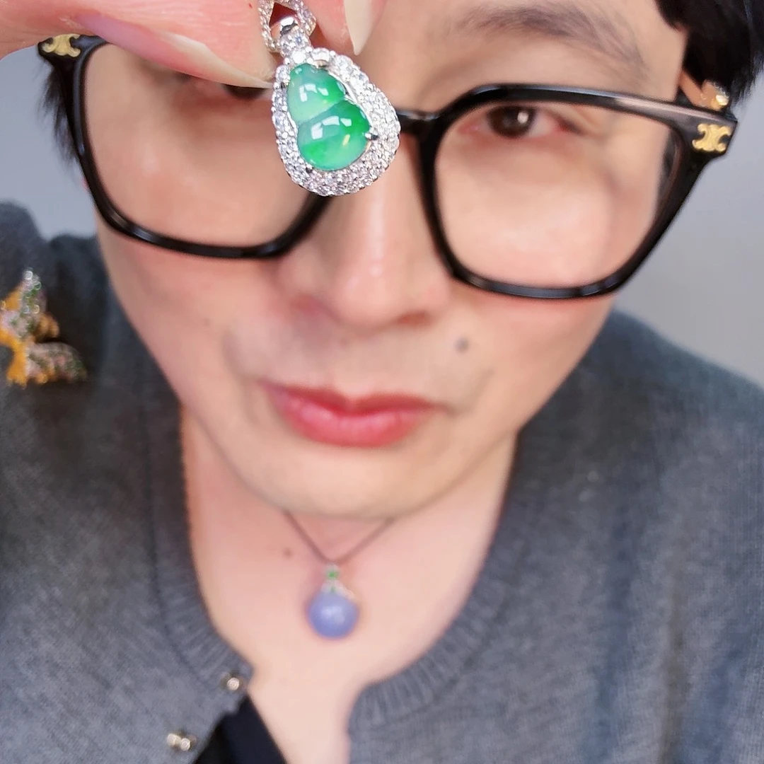 翡翠颈饰未镶嵌一个