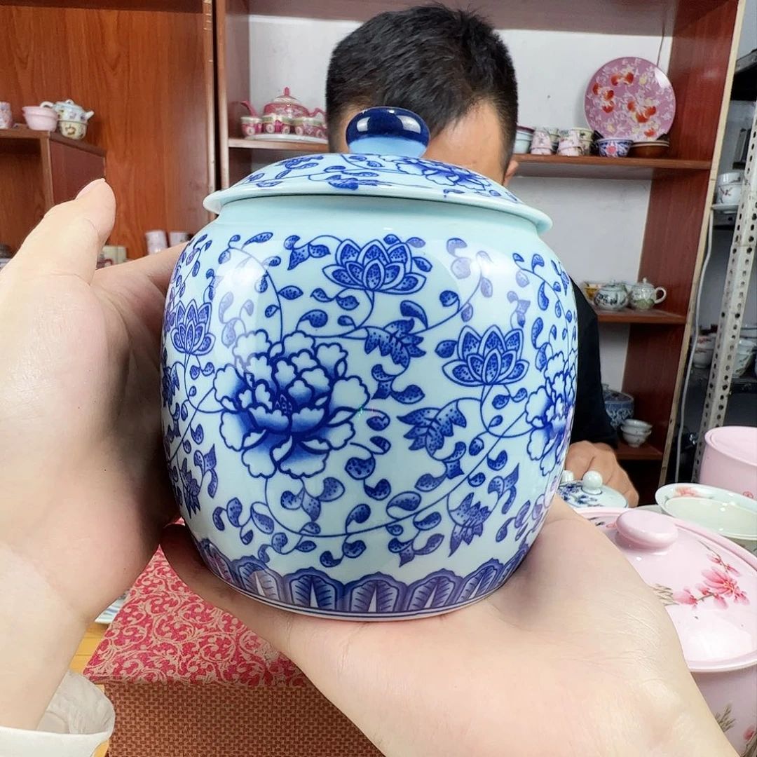 瓷片聆*景德镇陶瓷茶叶罐