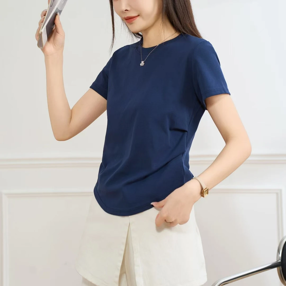 2025新品短袖T恤百搭简约气质款
