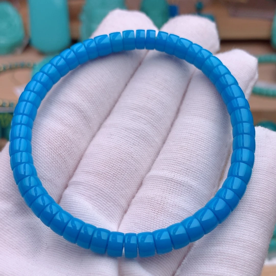 未镶嵌绿松石珠宝奇石5.5mm