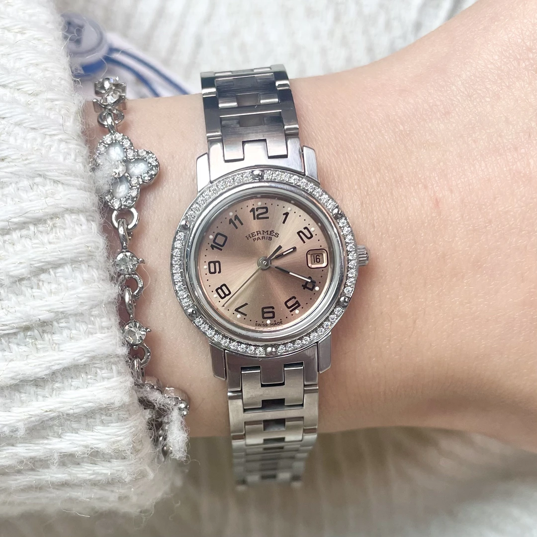 95新 Hermes/爱马仕 HM032/石英/24盘