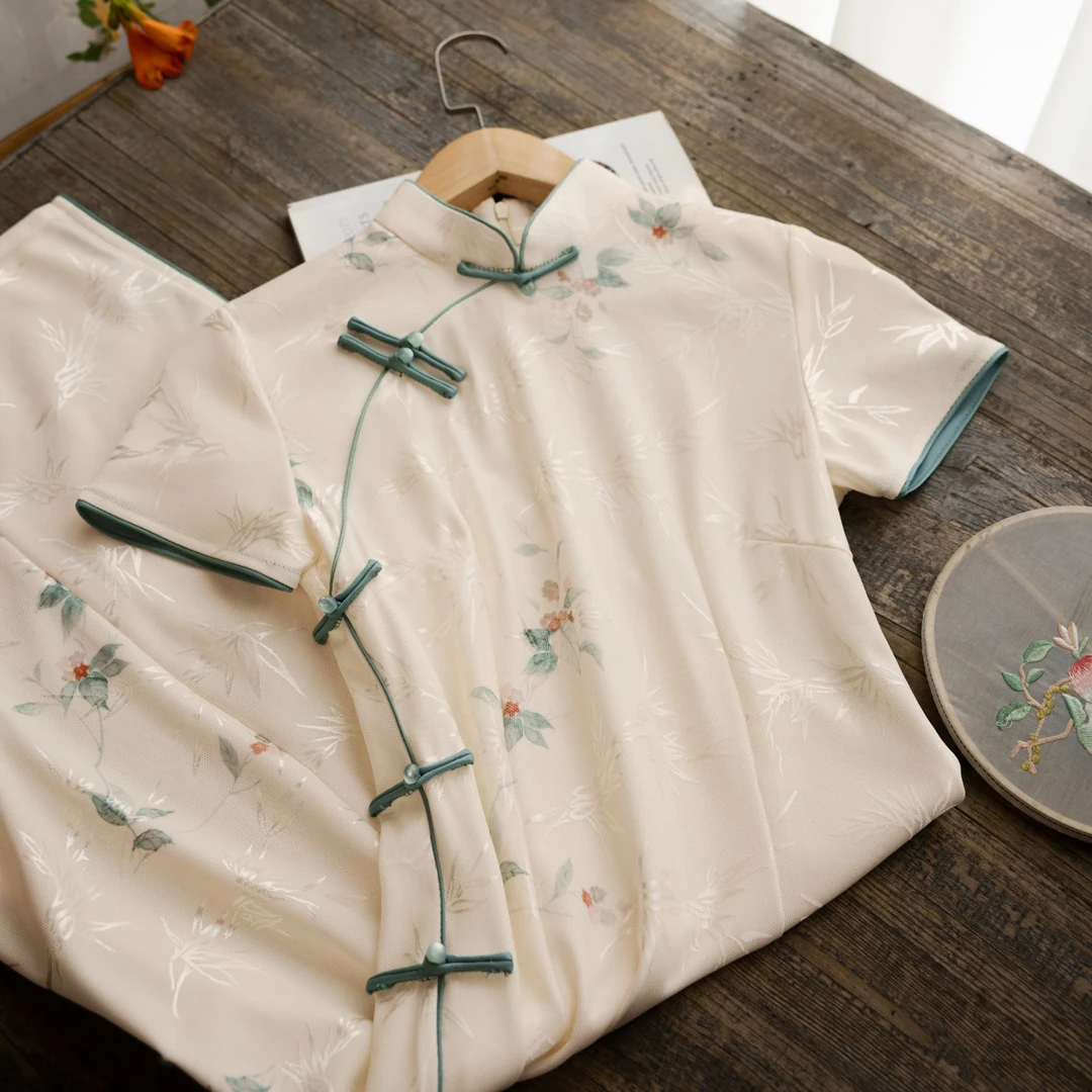 【编码下单】春夏旗袍2025新款改良连衣裙气质年轻款新中式复古