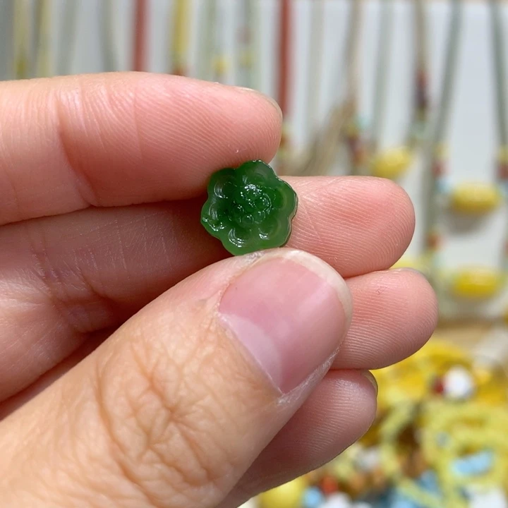 和田玉（碧玉）未镶嵌珠宝半成品配饰