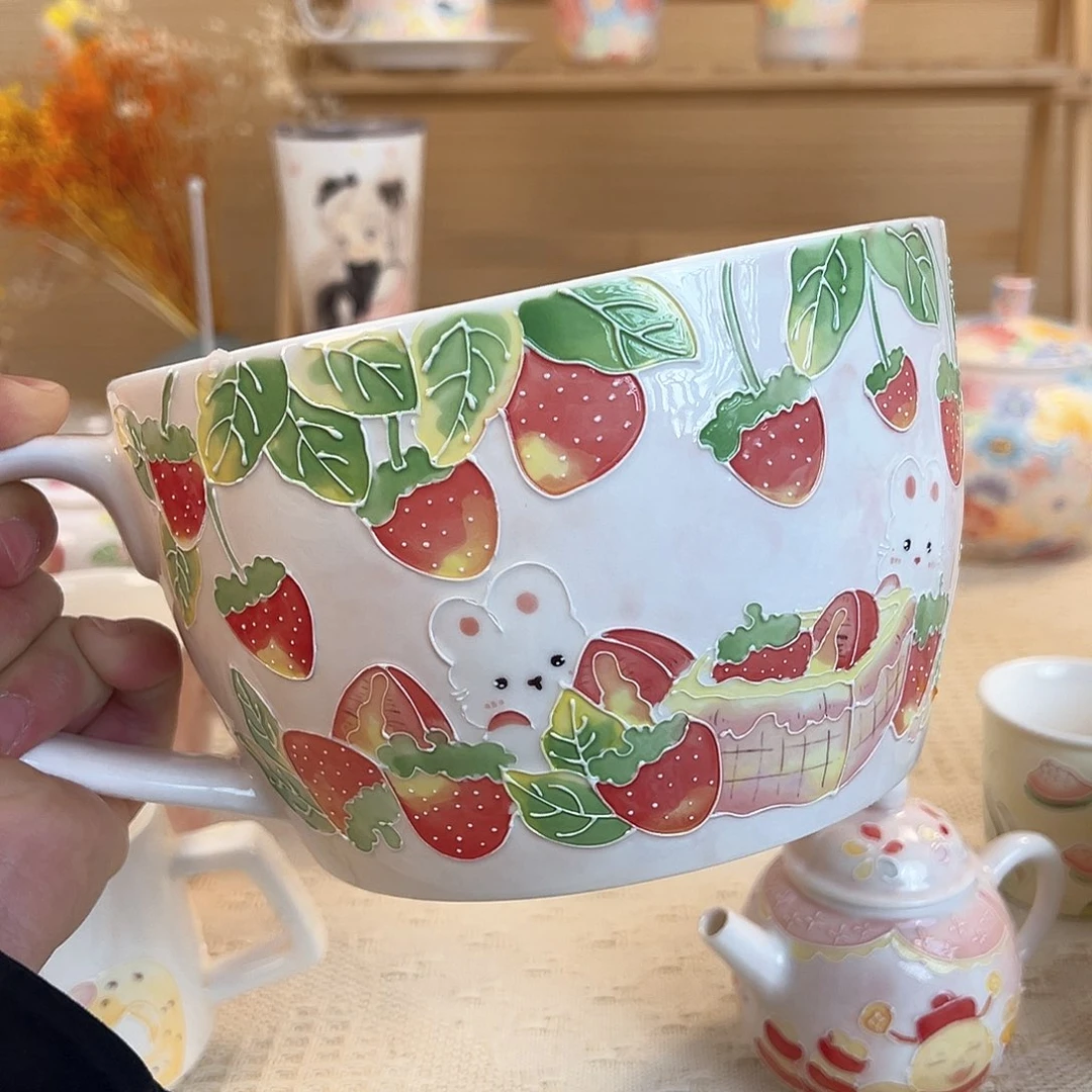 景德镇手绘陶瓷杯子