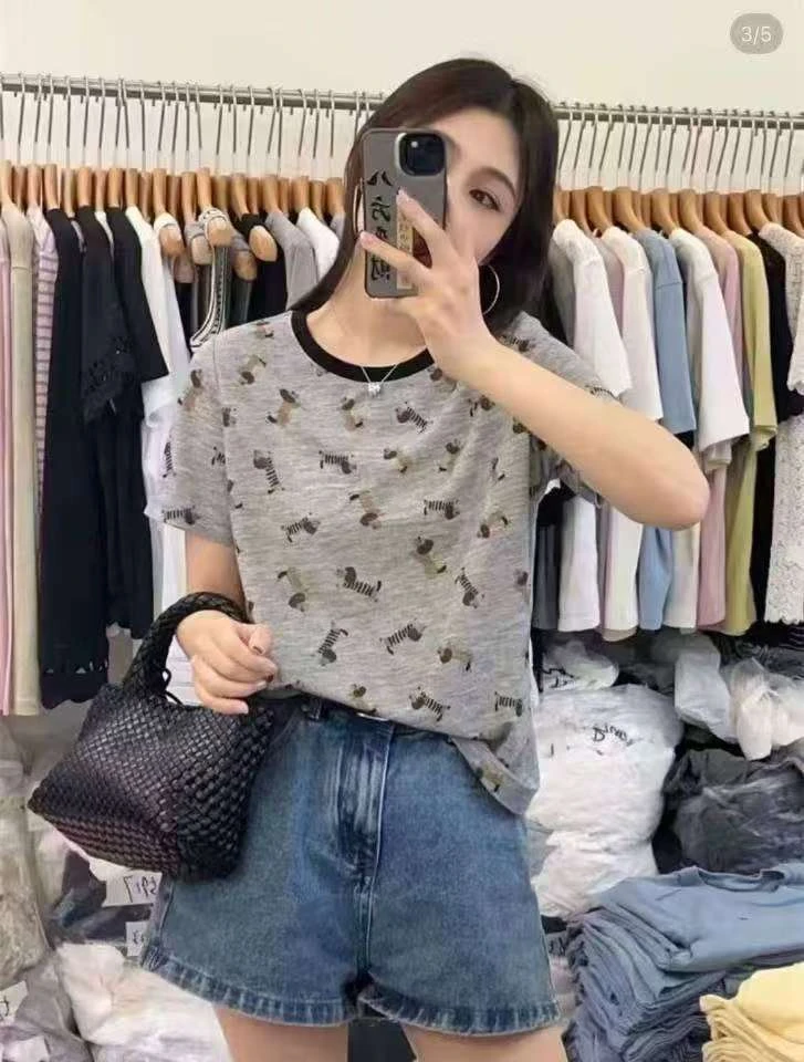 hxx小狗短袖休闲时尚韩版时尚