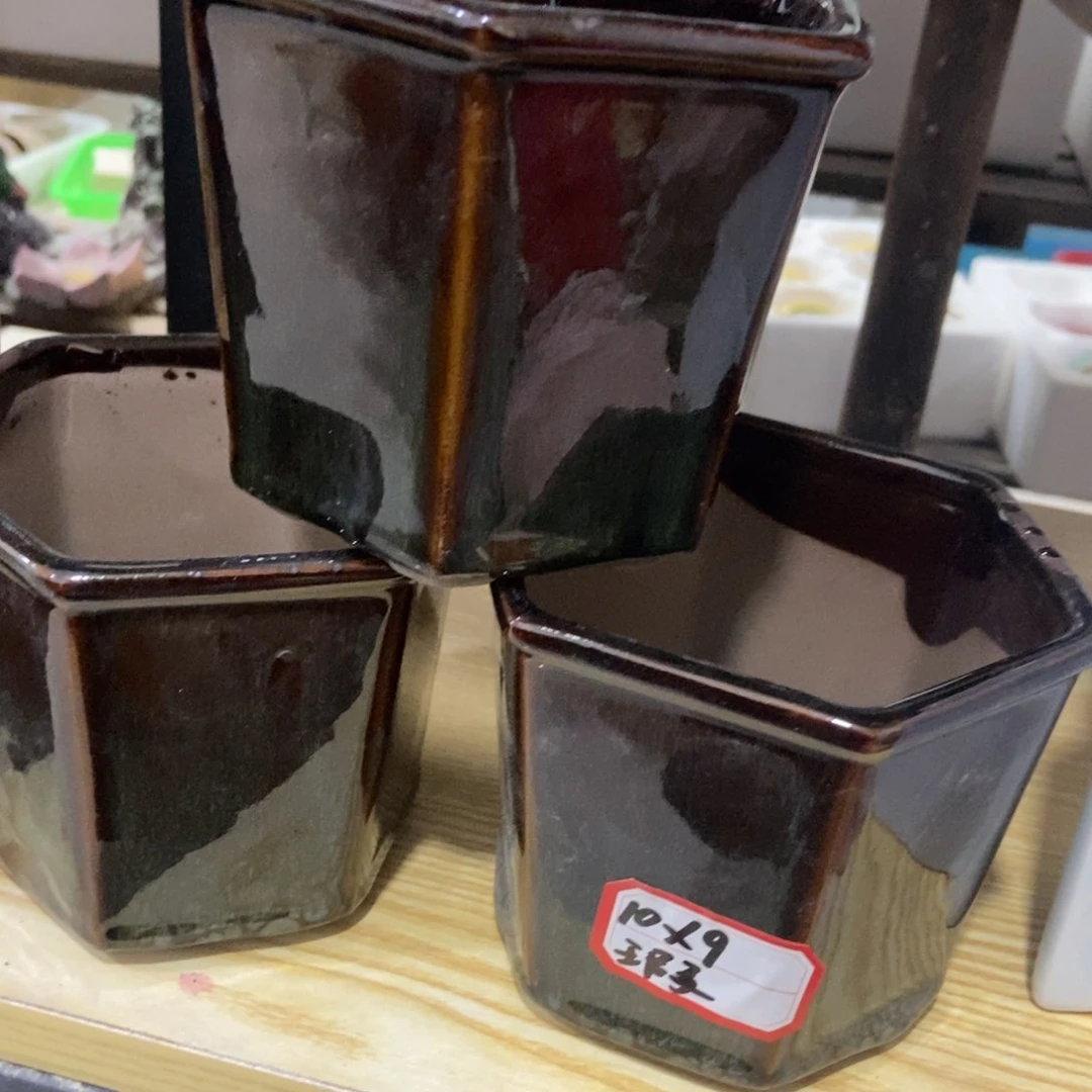 红陶高温陶瓷花盆