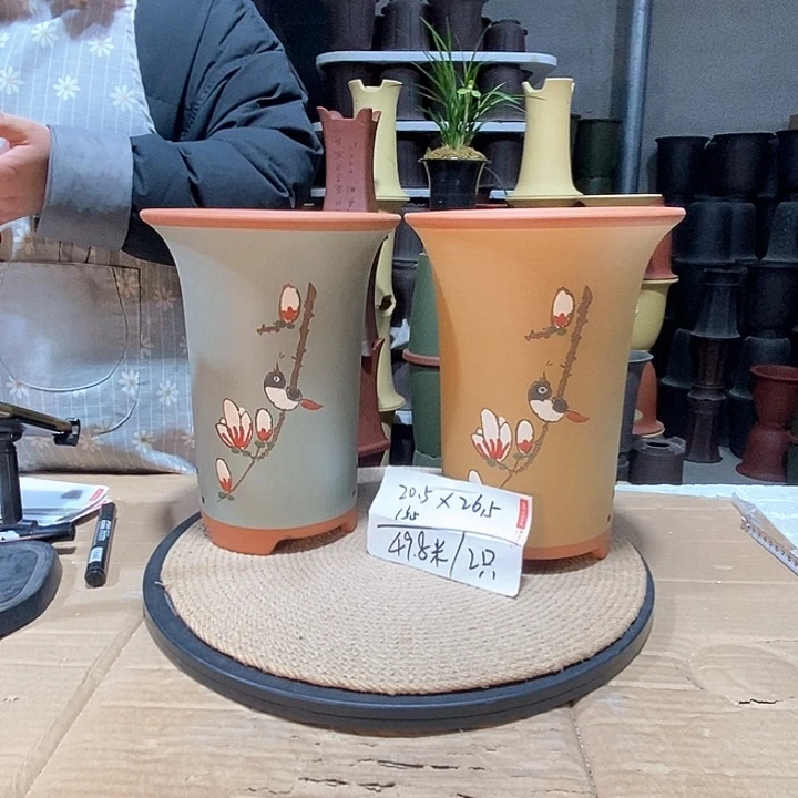 紫砂花盆紫砂花盆