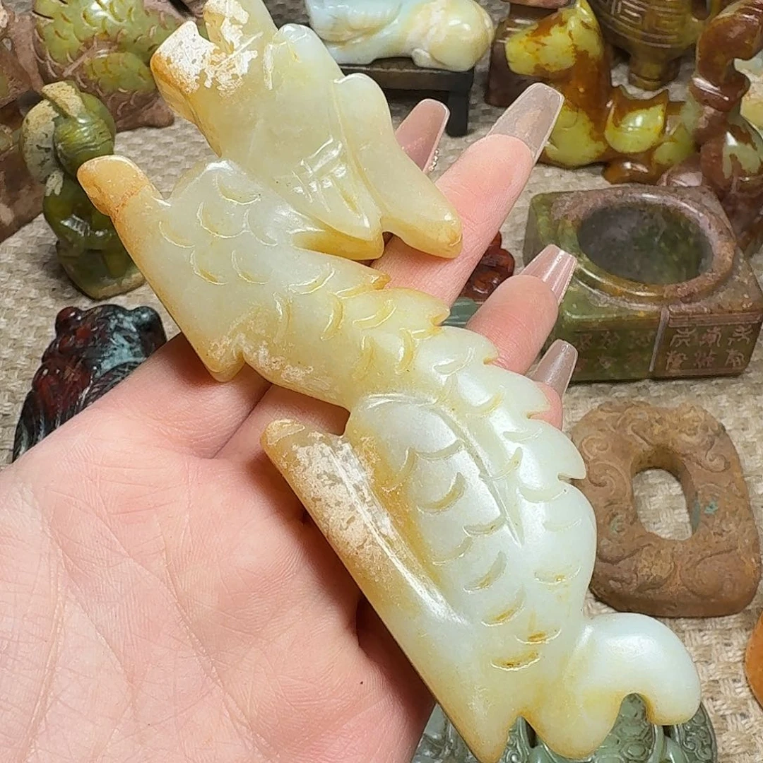 白玉菩提吊坠挂件