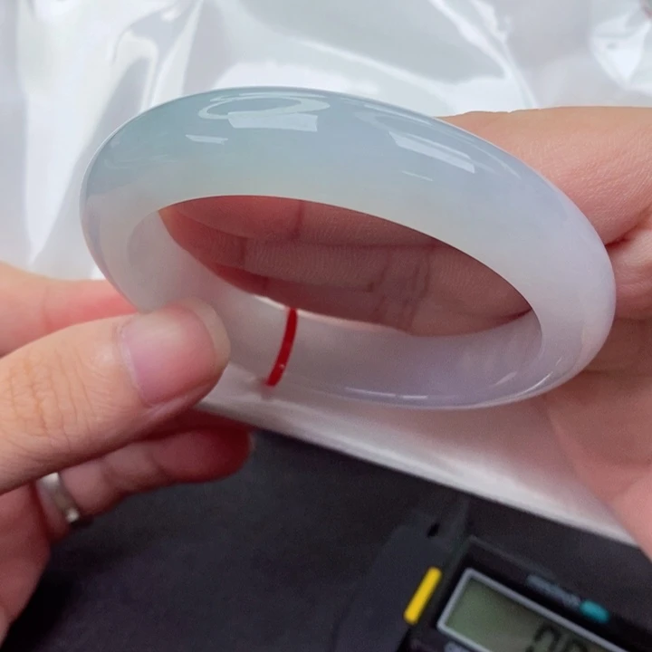 未镶嵌手镯翡翠正圈57主播推荐23894