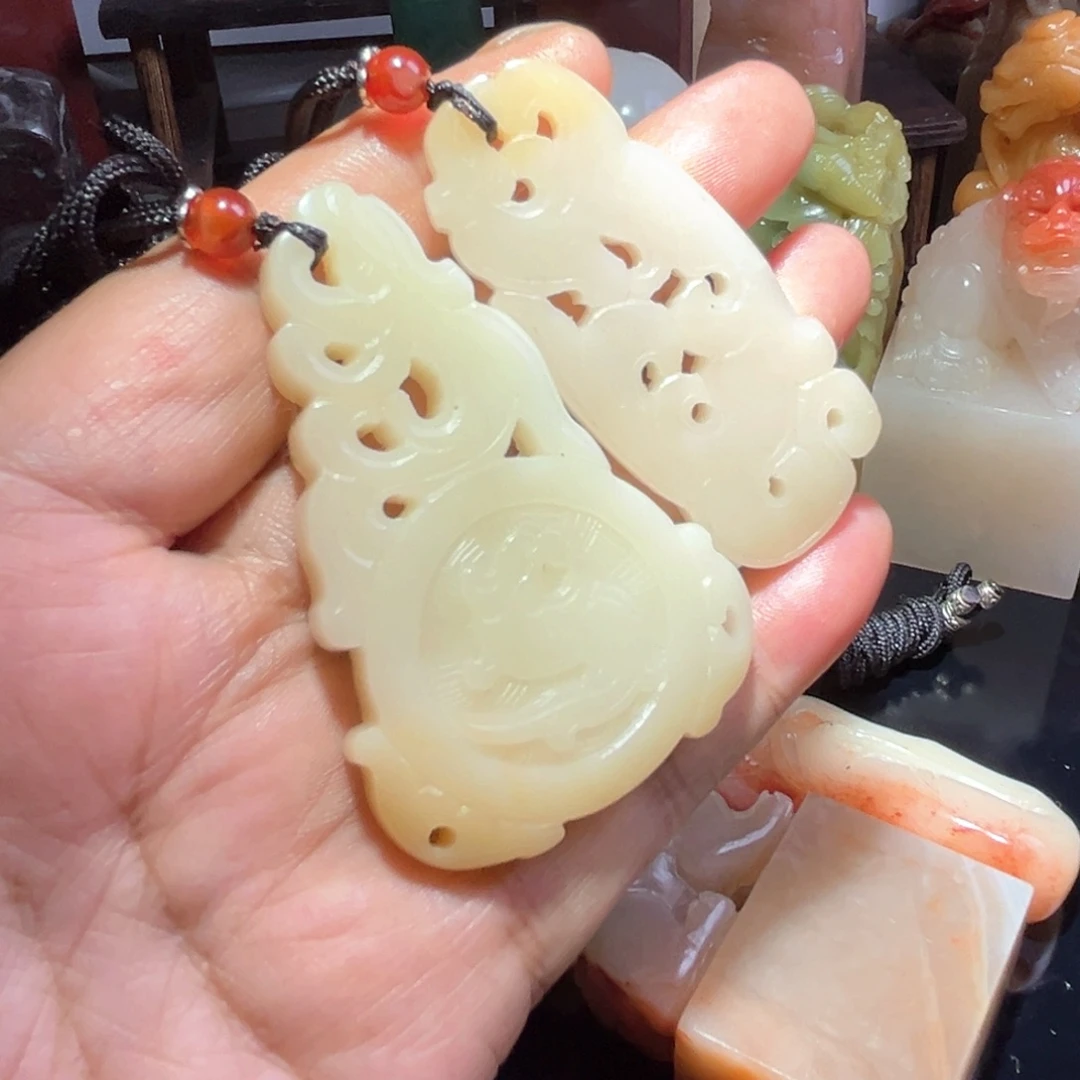 寿山石寿山纹洋石挂件