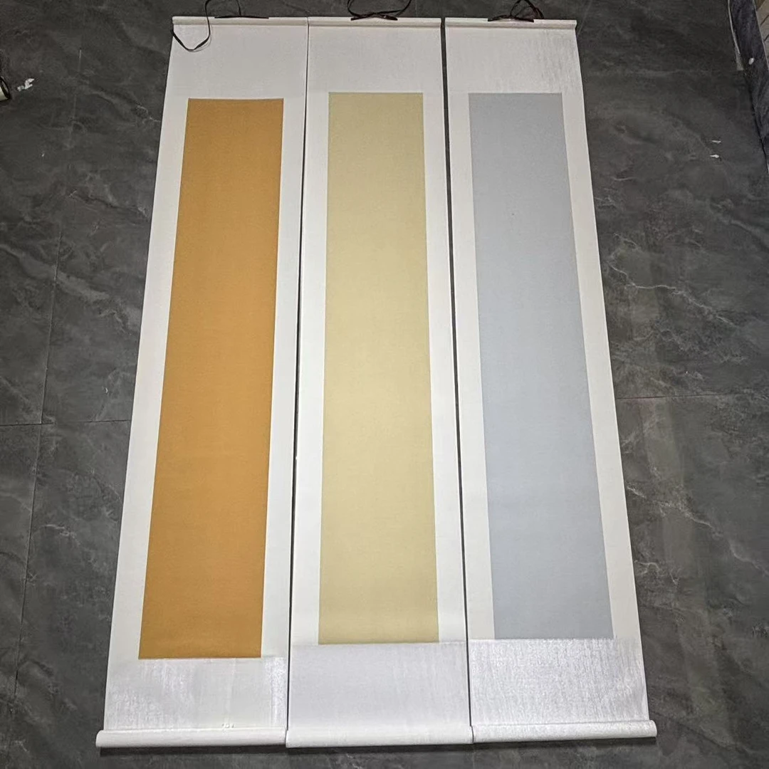 水墨景[新品竖轴]三分熟书法国画专用平纹卷轴