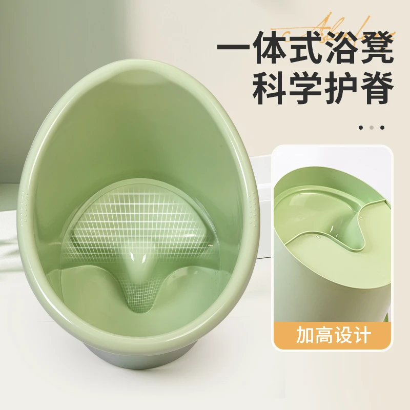 大号儿童泡澡桶宝宝洗澡游泳桶可坐婴儿小孩洗澡盆家用加厚浴桶