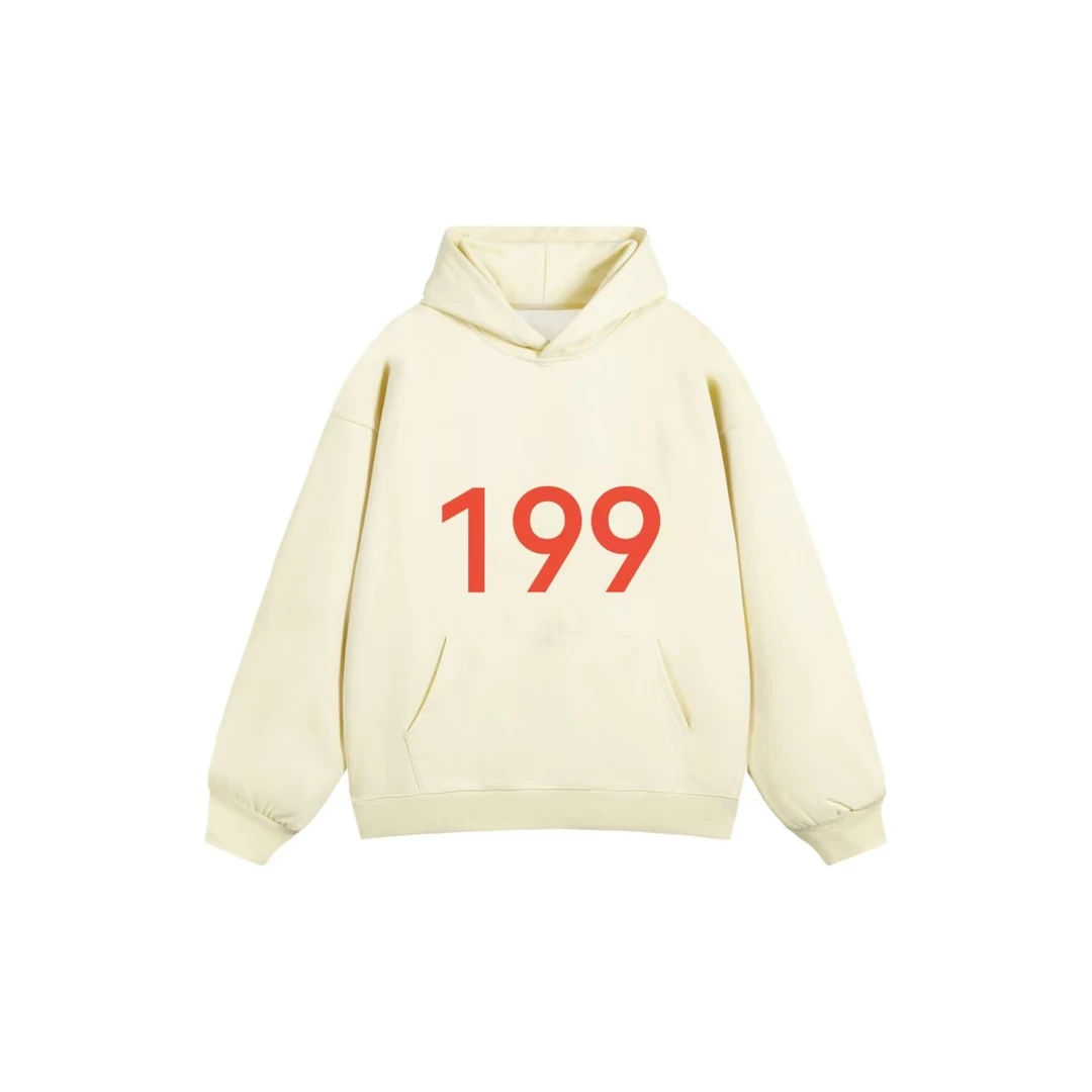 卫衣女款白色休闲情侣连帽宽松加绒印花