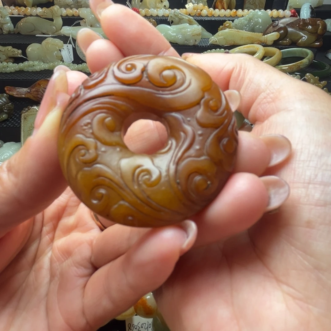 和田玉未镶嵌吊坠(不含链)