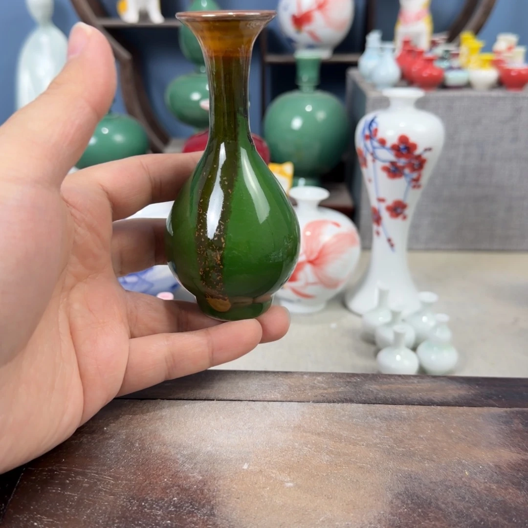 陶瓷手工小花器摆件