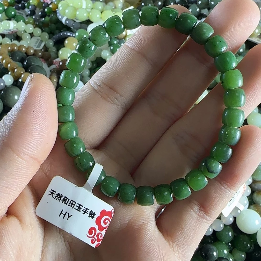 和田玉手链未镶嵌123