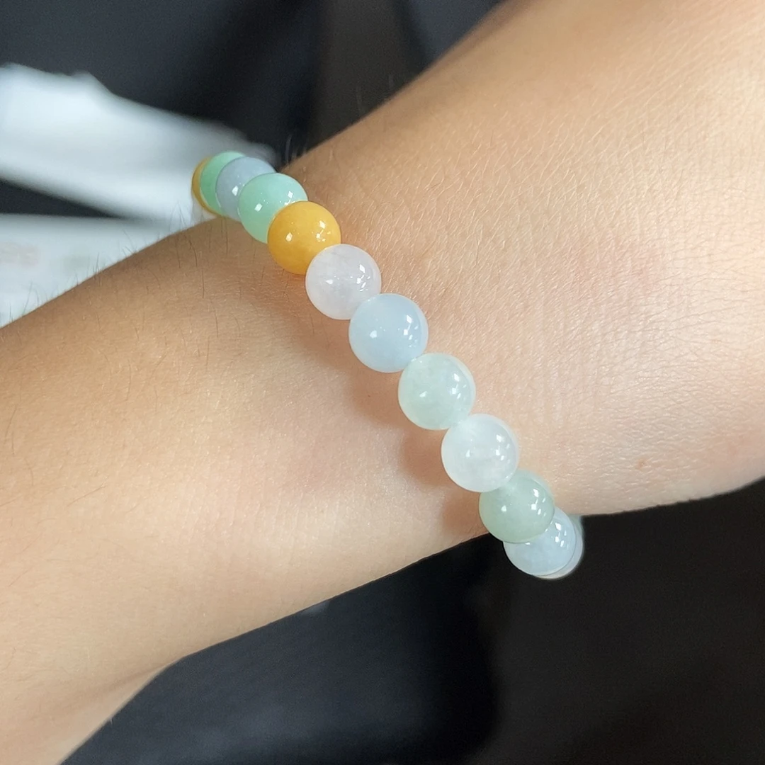 翡翠未镶嵌手链天然缅甸翡翠
